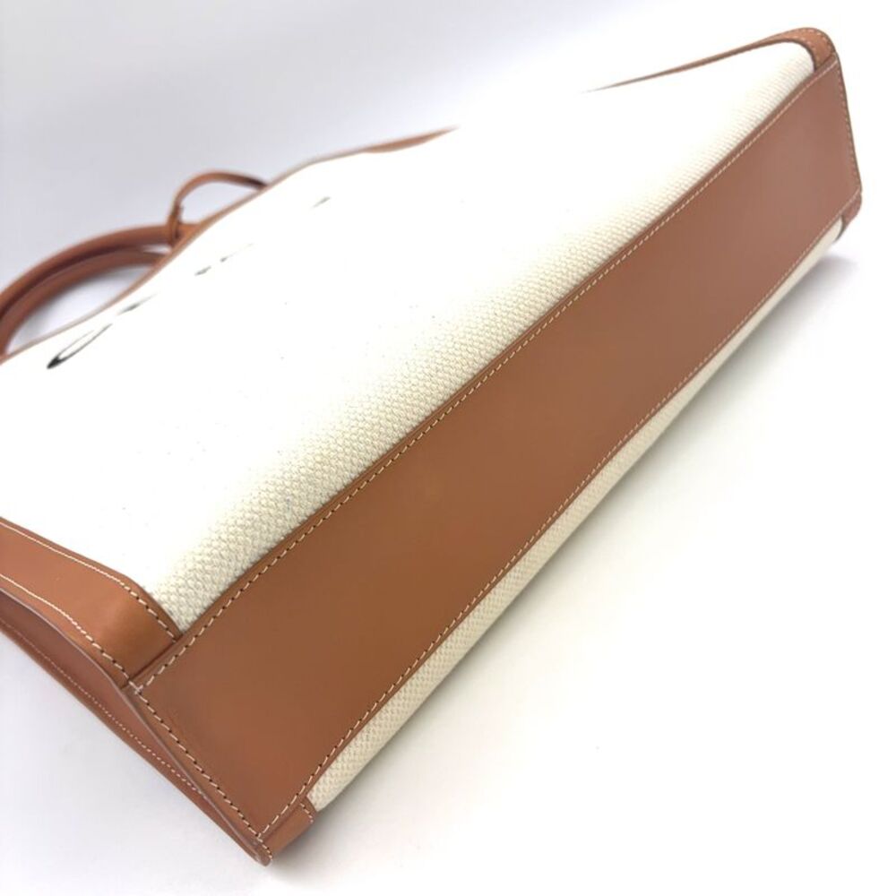 Celine Leather Cotton Tote Bag - Picture 10 of 10